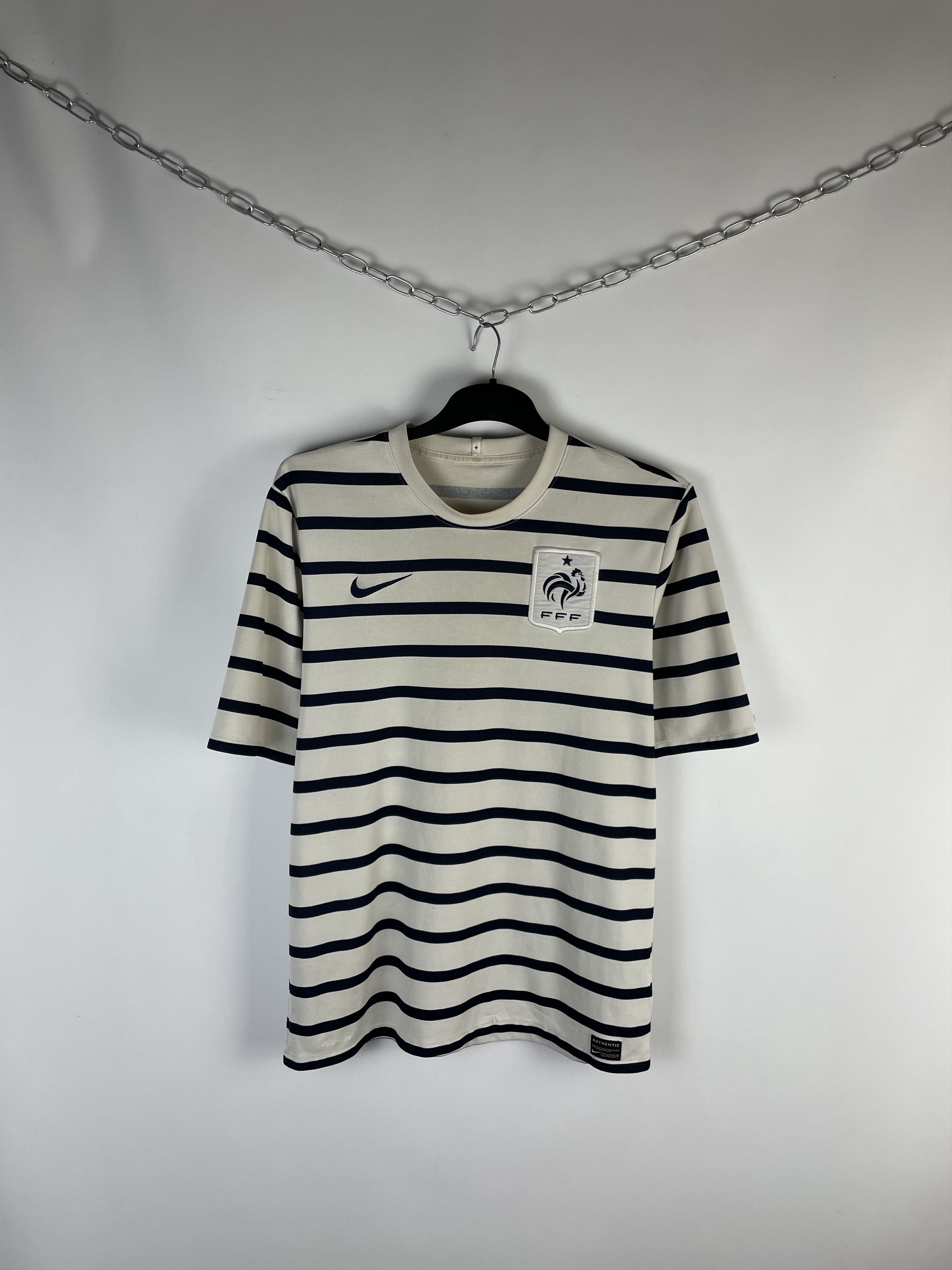 Nike France FFF 2011/12 Away Kit Soccer Jersey Size L