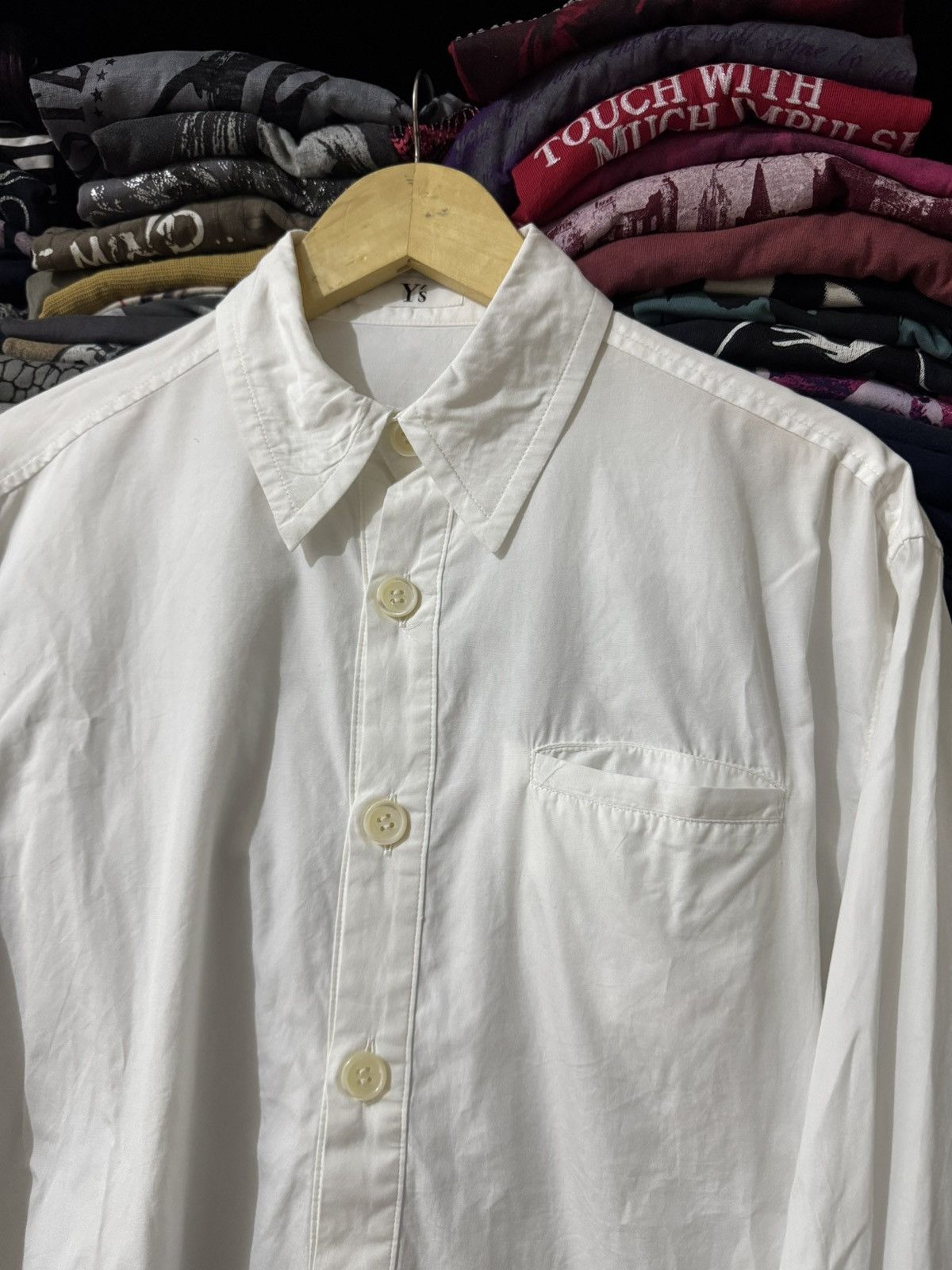 Yohji Yamamoto Y’s YOHJI YAMAMOTO PULLOVER WHITE SHIRT Size US L / EU 52-54 / 3 - 2 Thumbnail