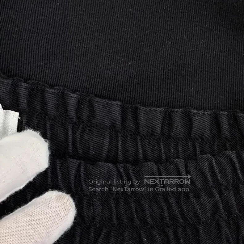 Alexander McQueen Alexander Mcqueen Black cotton casual drawstring trousers Size US 32 / EU 48 - 8 Thumbnail