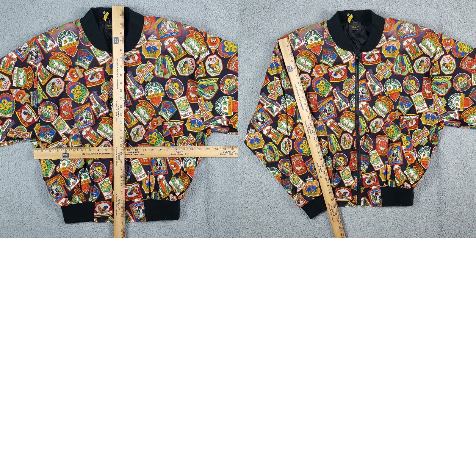 Vintage Vintage Infinity Chic Windbreaker Jacket Women's One Size 80s Farm Patch USA Made Outdoor Retro 90s Y2K Cowboy Garden Size ONE SIZE - 8 Thumbnail