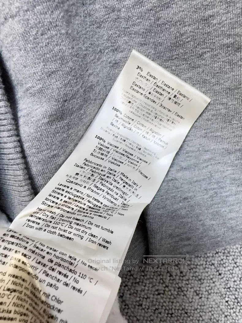 Fendi Fendi Gray Letter Logo Printed Hooded Sweatshirt Size M / US 6-8 / IT 42-44 - 7 Thumbnail
