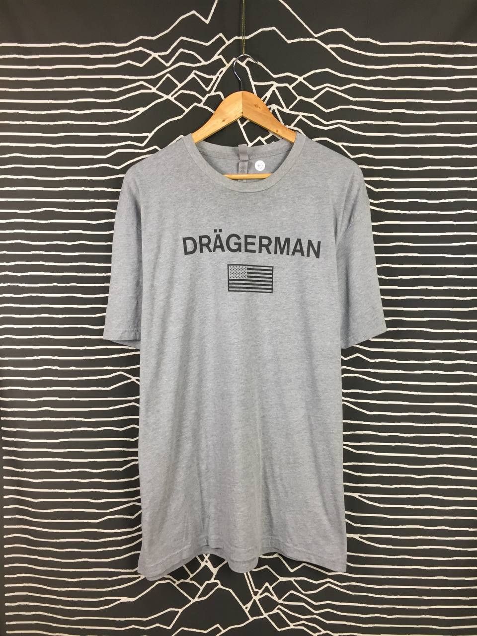 Vintage DRAGERMAN Mines Rescue Worker American Flag tee Size US XXL / EU 58 / 5 - 1 Thumbnail