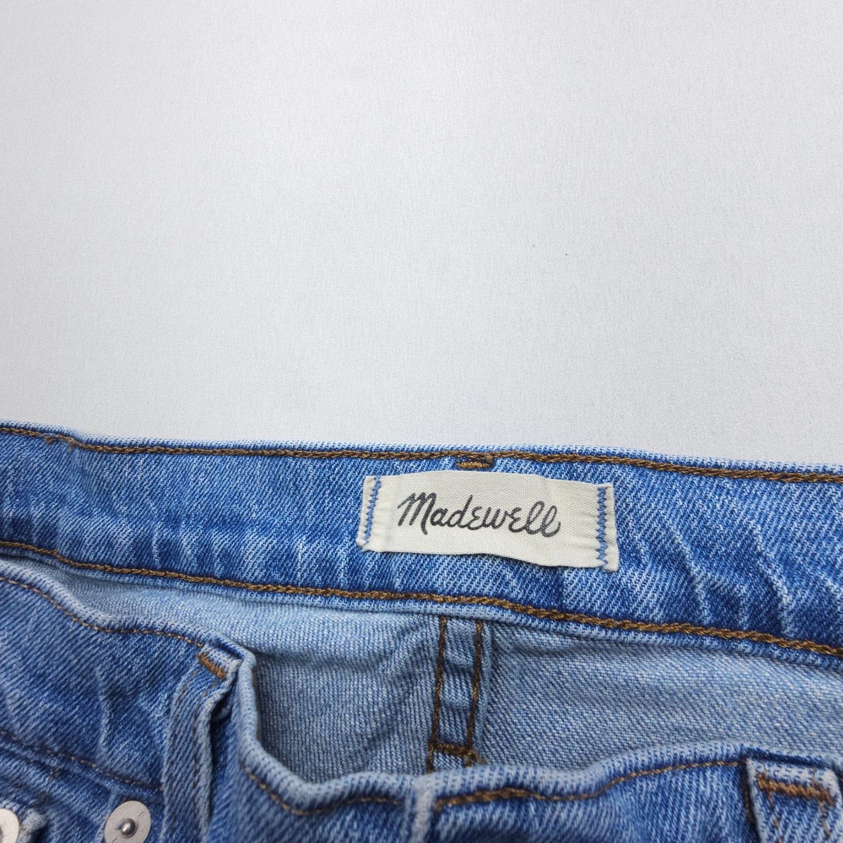 Madewell Madewell The Perfect Vintage Jeans Petites 30P Blue Denim 90s Womens Size 30" / US 8 / IT 44 - 7 Thumbnail