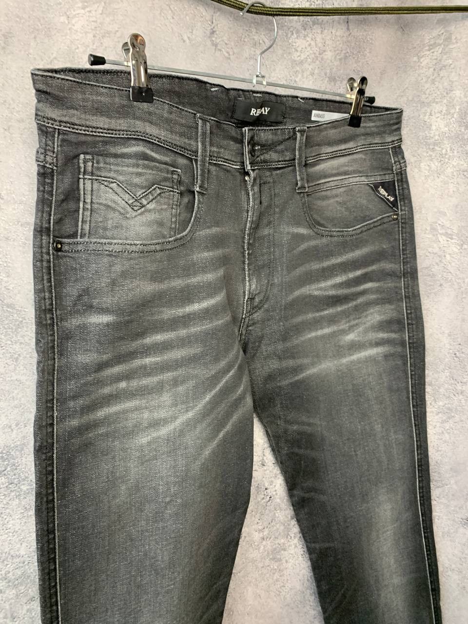 Replay REPLAY Anbass Slim Fit Jeans Denim Pants Women's size 33 Size 32" / US 10 / IT 46 - 4 Thumbnail