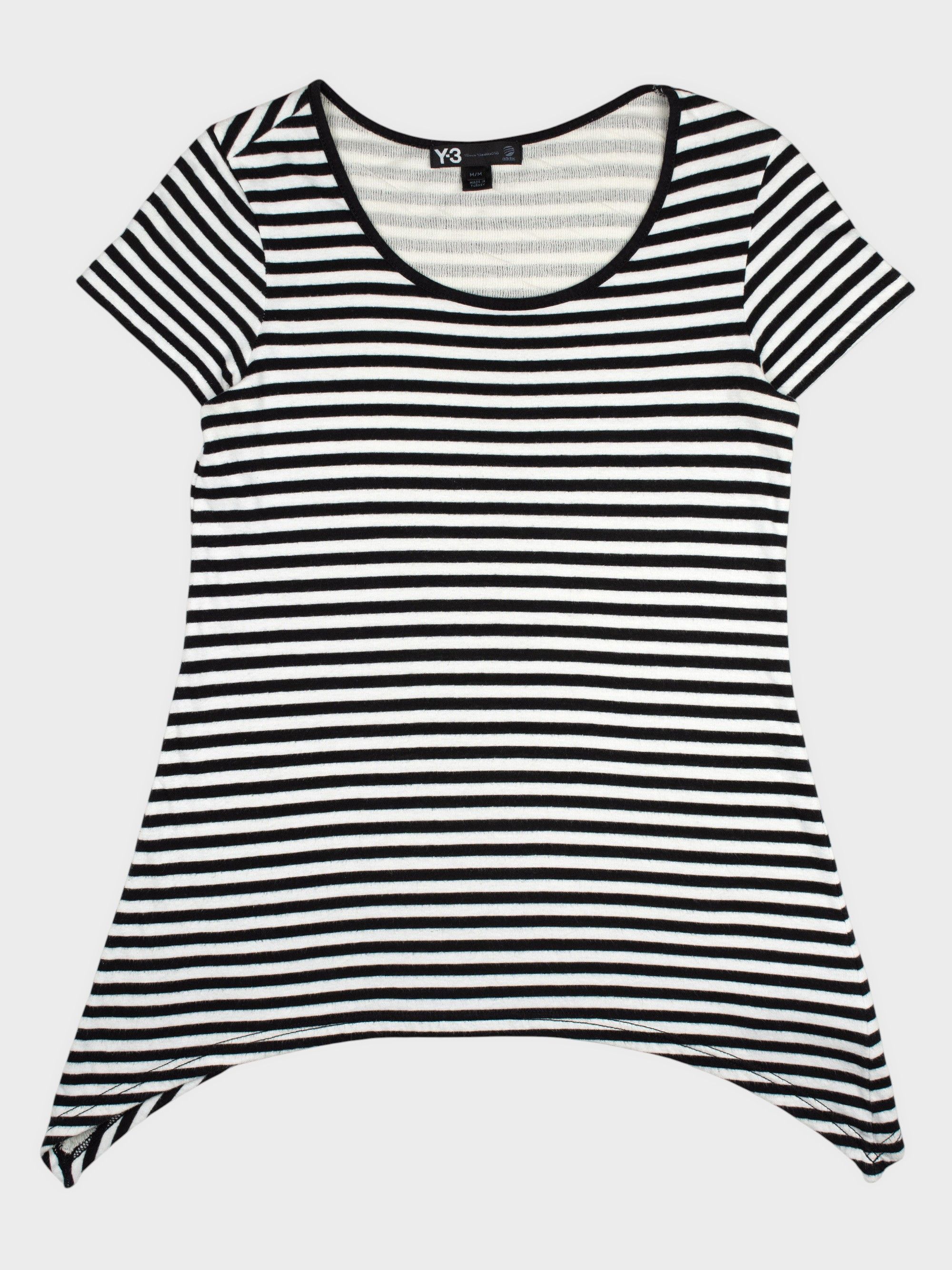 Y-3 Y-3 - A/W 2012 - french terry striped t-shirt Size M / US 6-8 / IT 42-44 - 1 Thumbnail