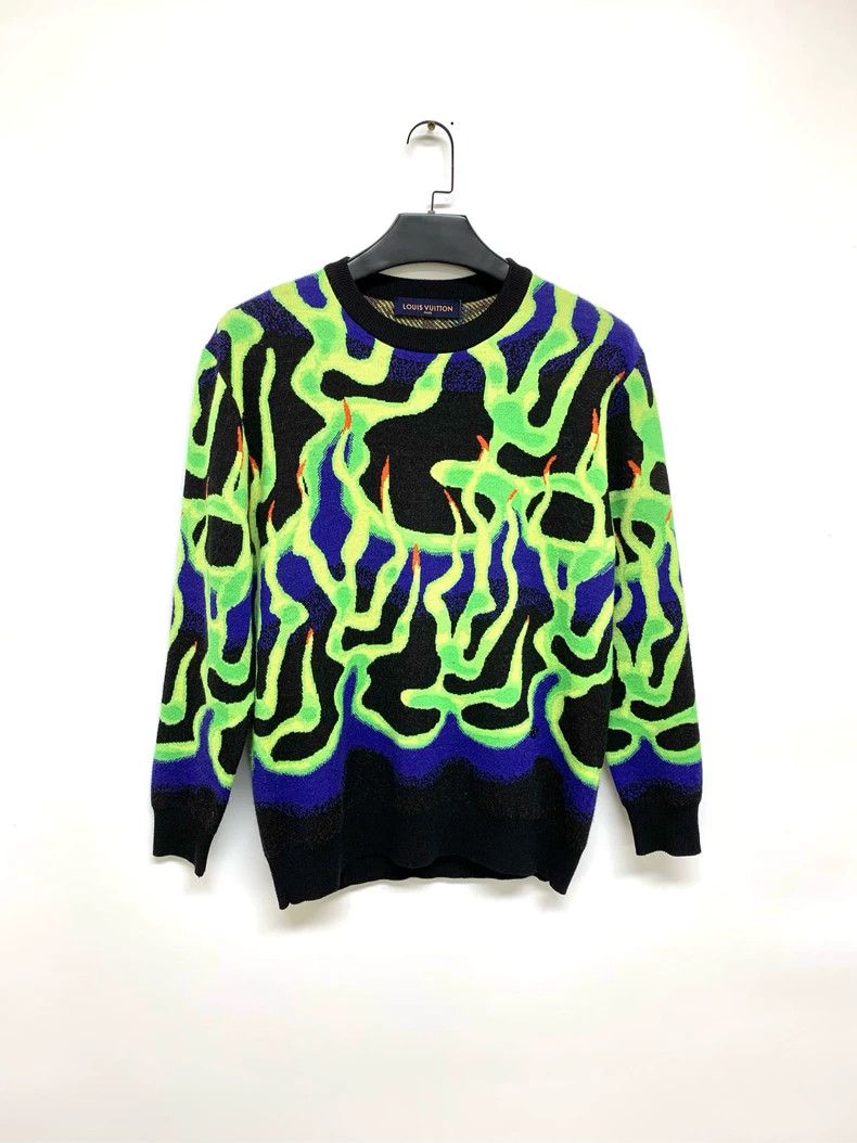 Louis Vuitton LOUIS VUITTON Flame knit sweater Size US M / EU 48-50 / 2 - 1 Thumbnail
