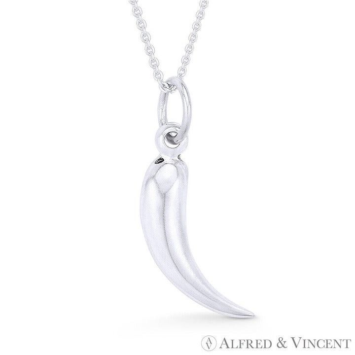 Other Italian Horn Corno Evil Eye Luck Charm 24mm Pendant Size ONE SIZE - 1 Preview