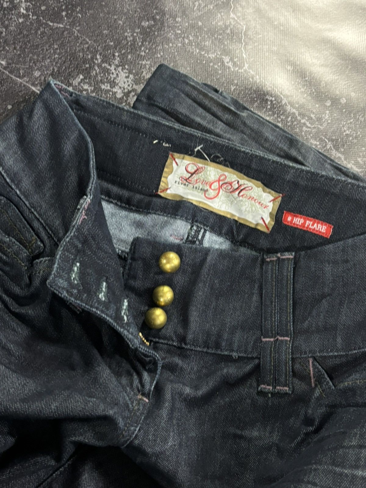 Vintage Low-rise Bell-bottom jeans Size 30" / US 8 / IT 44 - 8 Thumbnail