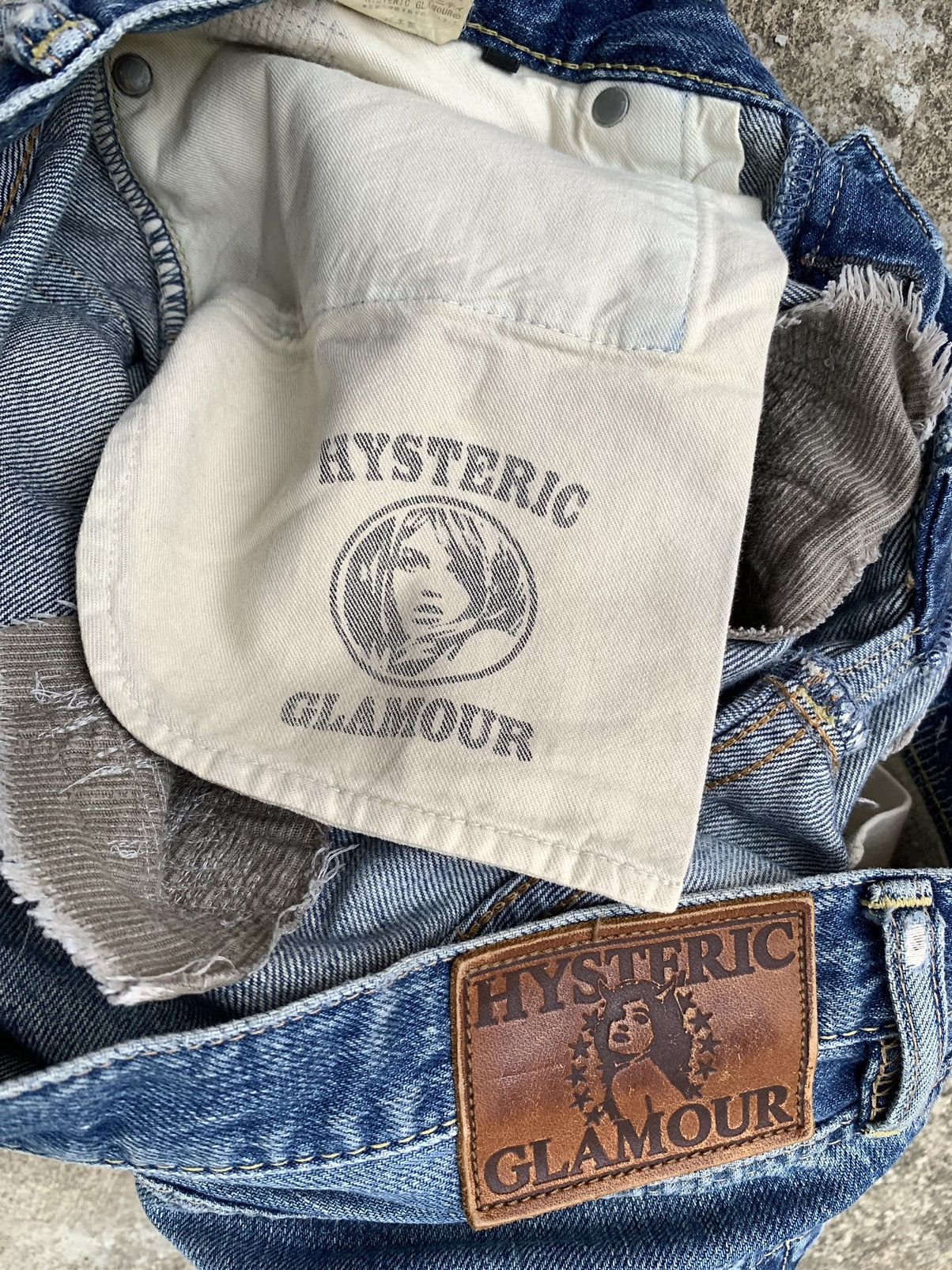 Hysteric Glamour Hysteric Glamour Disstressed Jeans Size US 35 - 9 Thumbnail