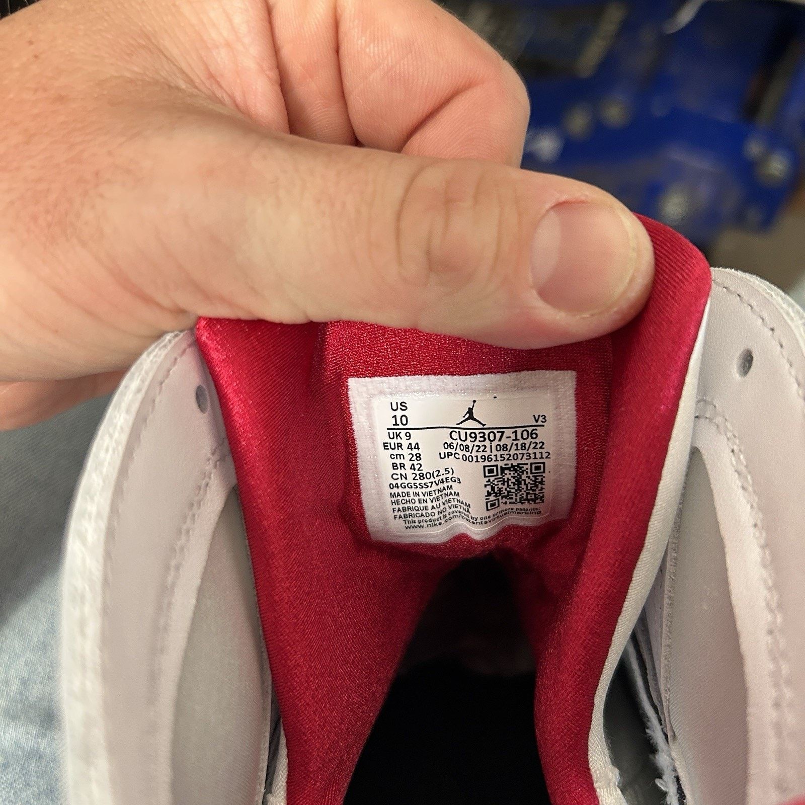 Jordan Brand Nike Air Jordan 7 Retro OG “Cardinal Red” Size US 10 / EU 43 - 6 Thumbnail