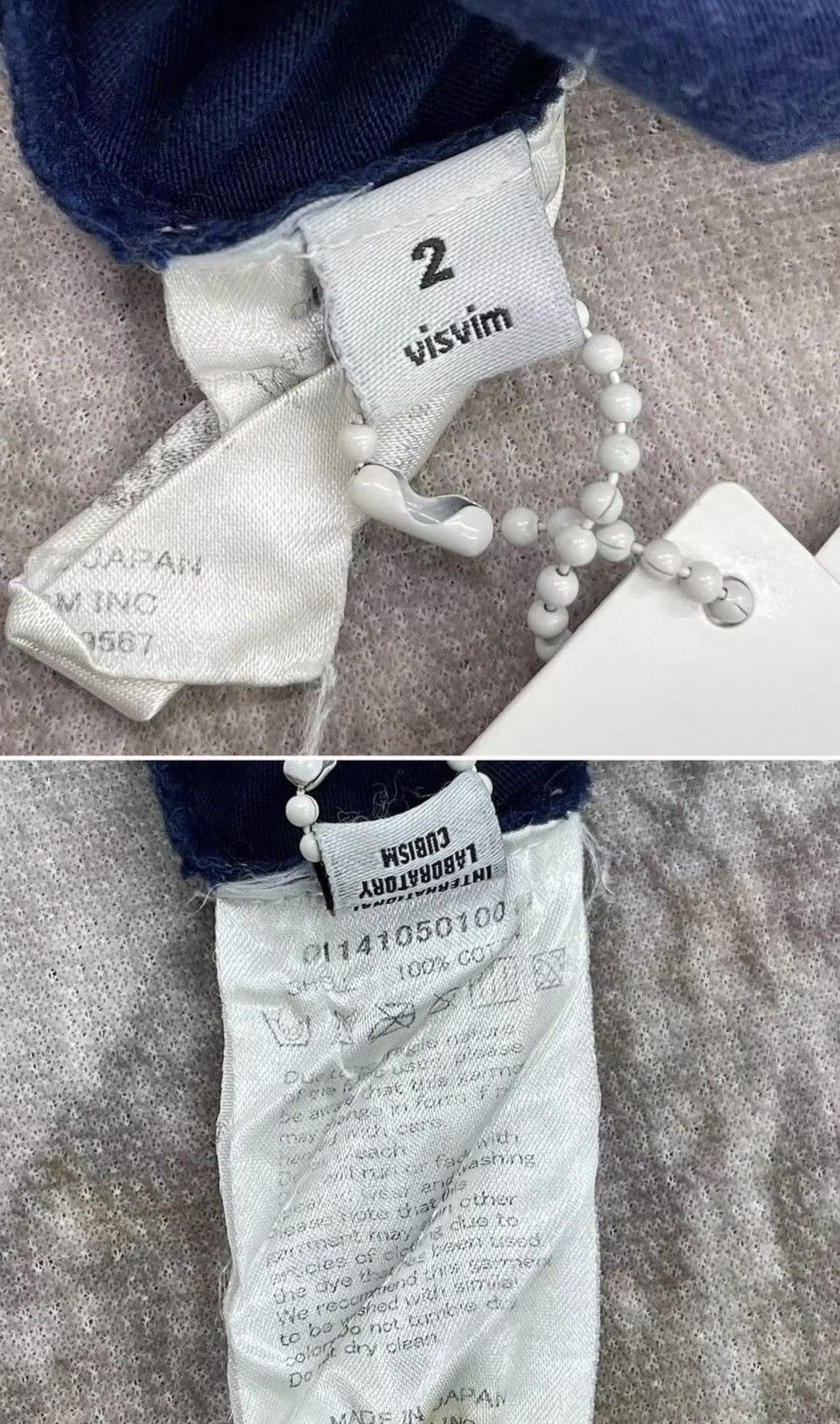 Visvim VISVIM 14SS Natural Indigo Vintage Pocket T-shirt J16 Size US S / EU 44-46 / 1 - 8 Thumbnail