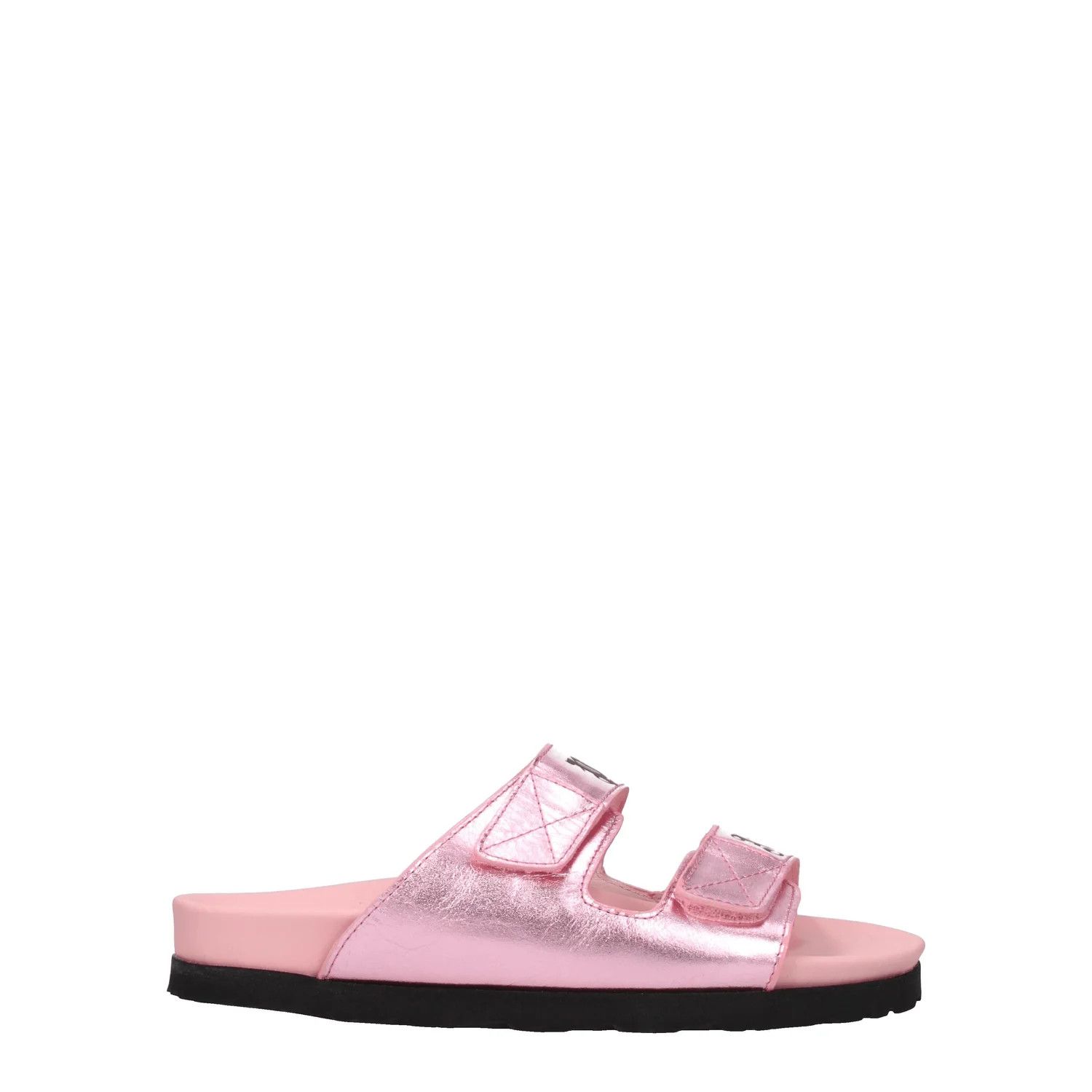 Palm Angels ob1o1e1124 Leather Slippers in Pink Size US 10 / IT 40 - 1 Thumbnail