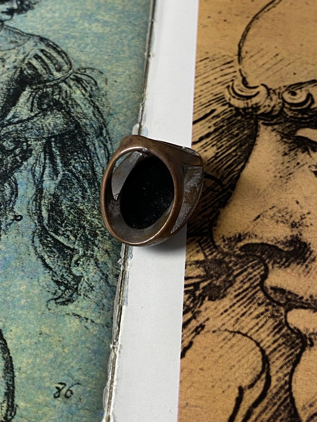 Hysteric Glamour Rare Avant Garde Futuristic Ring Retro Brutalist Black Size ONE SIZE - 3 Thumbnail