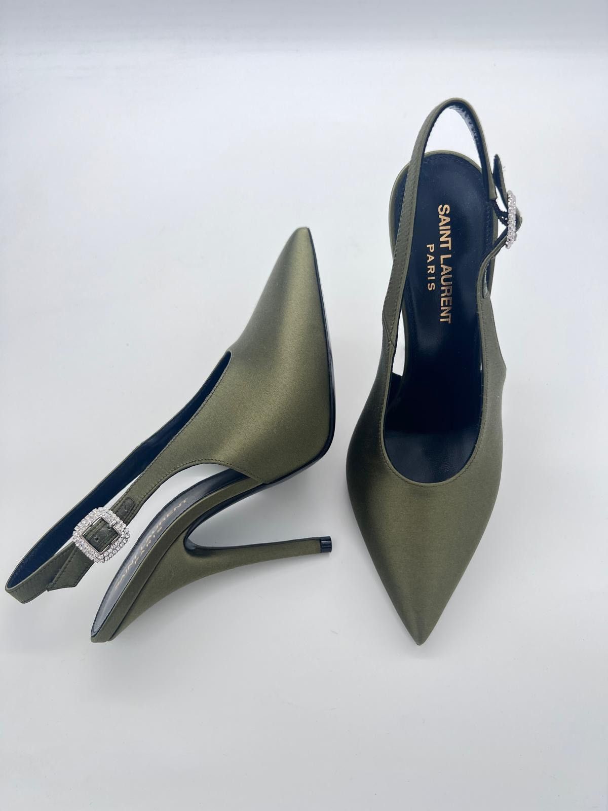 Saint Laurent Paris New Saint Laurent Yasmeen Pump Sandals IT 37/ US 7 Size US 7 / IT 37 - 13 Thumbnail