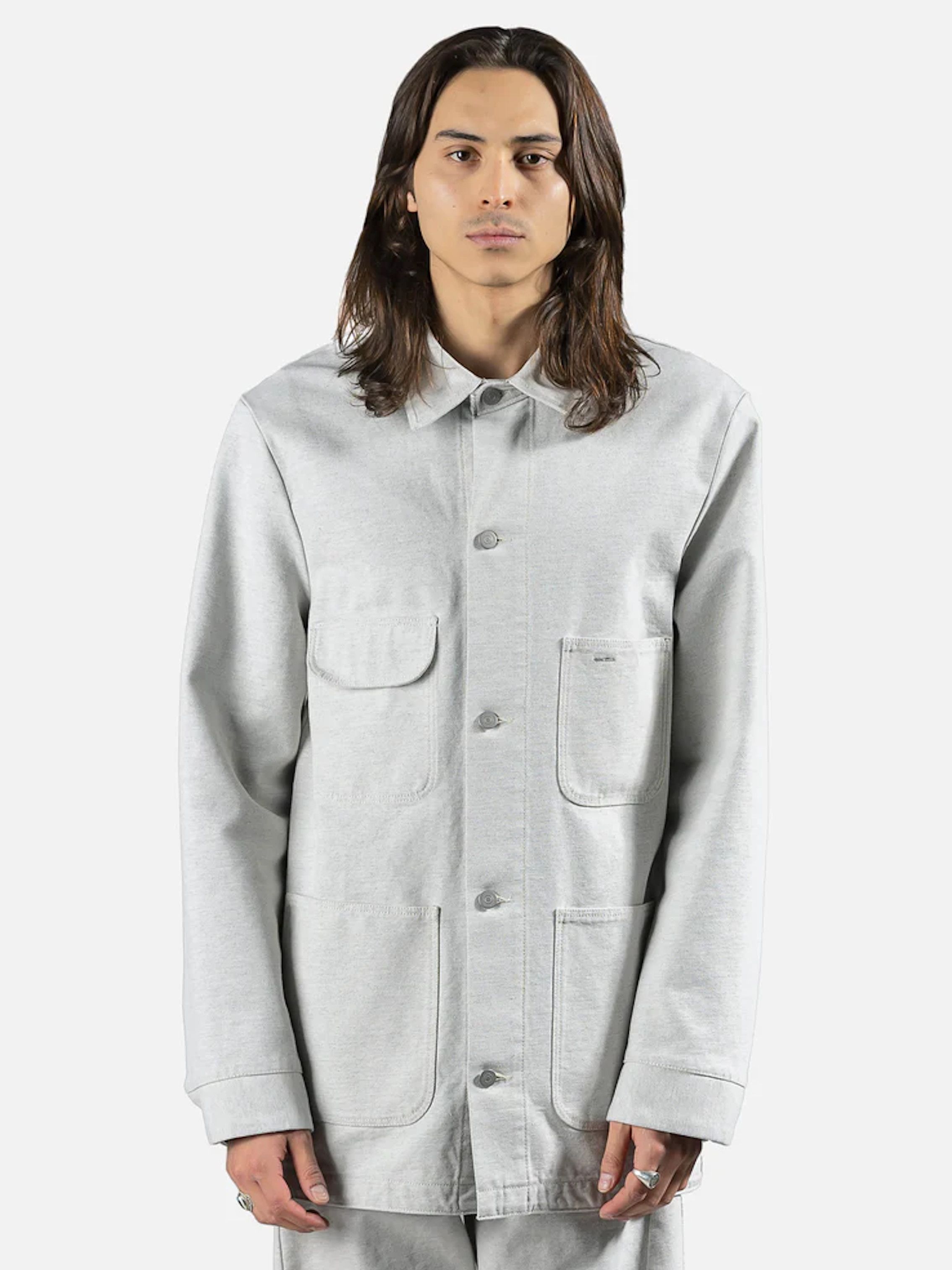 Maison Margiela Maison Margiela Line 0 Artisanal Grey Denim Upcycled Jacket Size US M / EU 48-50 / 2 - 3 Thumbnail
