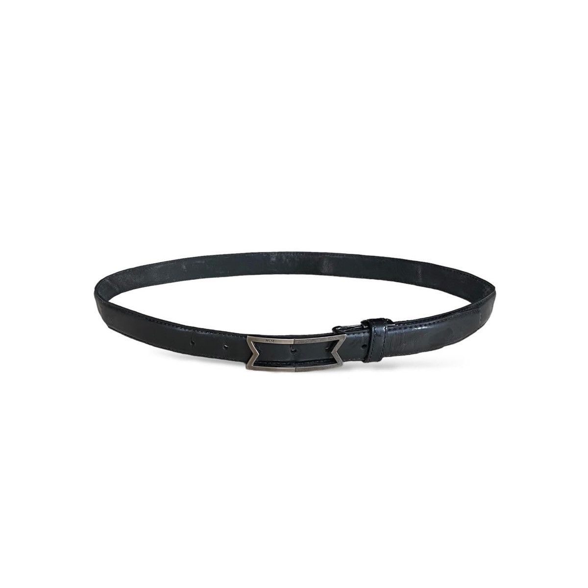 MCM × Vintage MCM vintage leather belt black Size ONE SIZE - 1 Thumbnail
