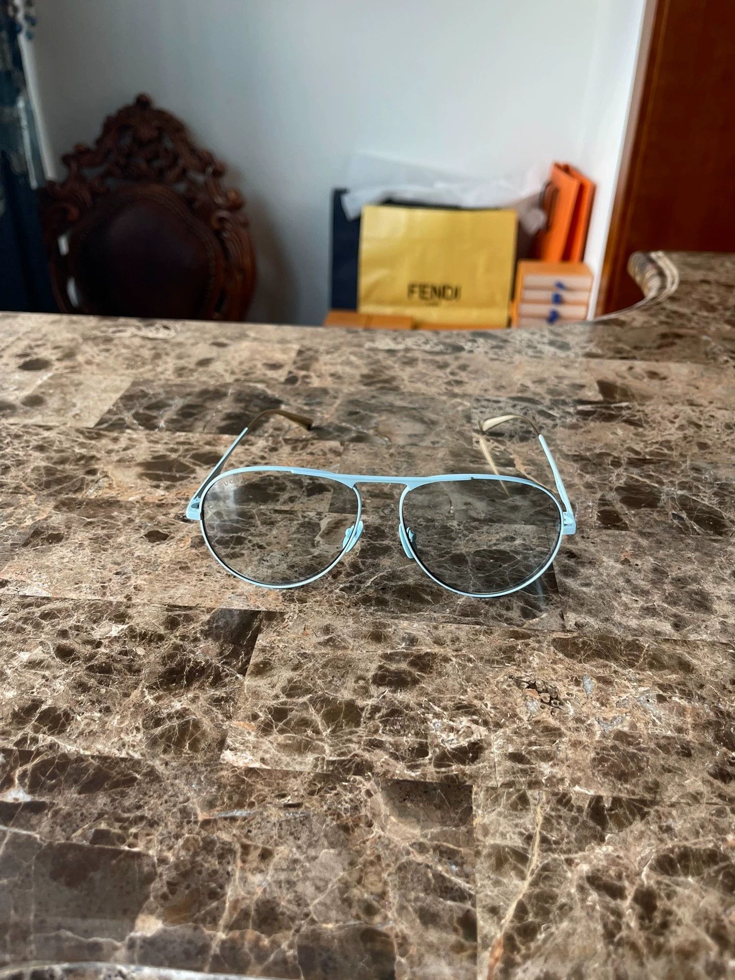 Gucci Gucci Sunglasses Worn Once Celebrity Style Versatile Size ONE SIZE - 1 Thumbnail