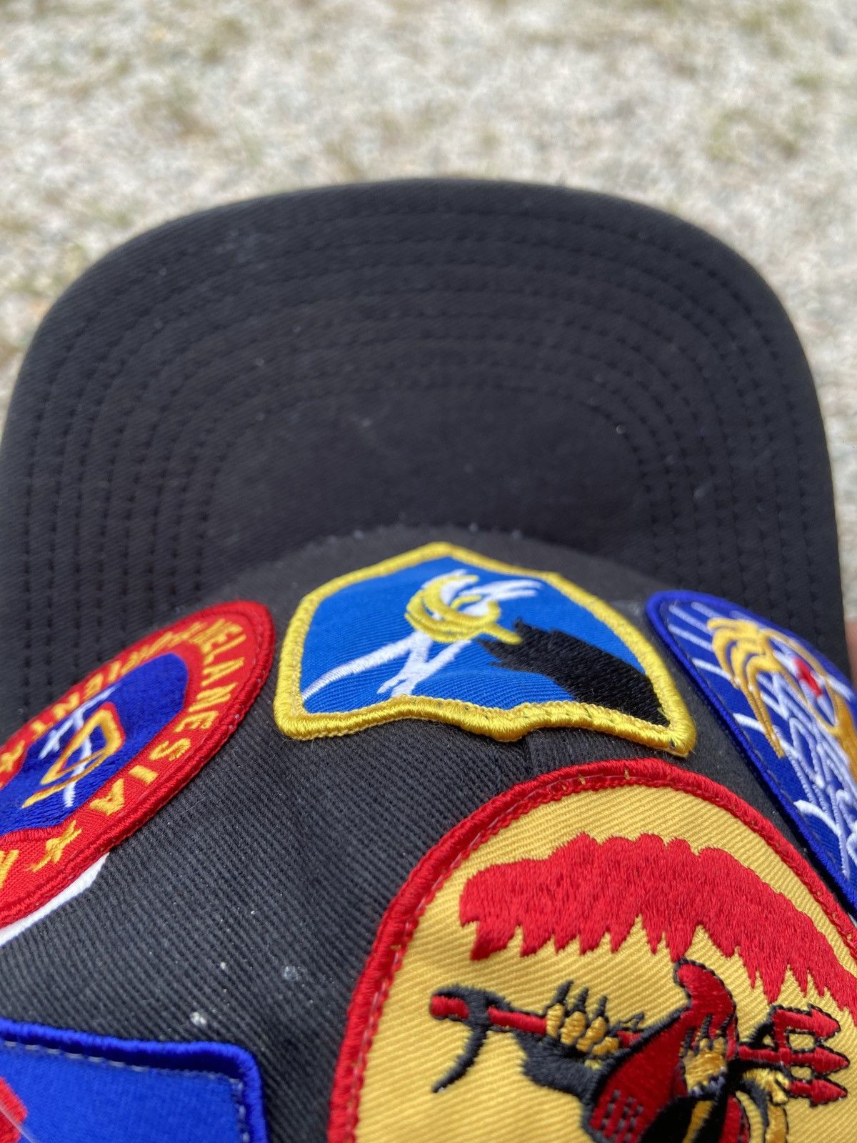 Off-White 🔥RARE🔥 baseball cap,high-end style military-inspired patches Size ONE SIZE - 5 Thumbnail