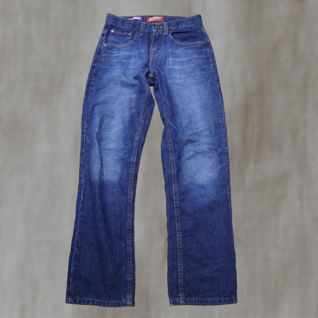 Vintage ARIZONA JEAN CO. Advanced Flex 360 Denim Jeans Women's Size 14 Regular Blue 27in 5-Pocket Classic Straight Leg 100% Cotton Size 36" / US 14 / IT 50 - 1 Thumbnail
