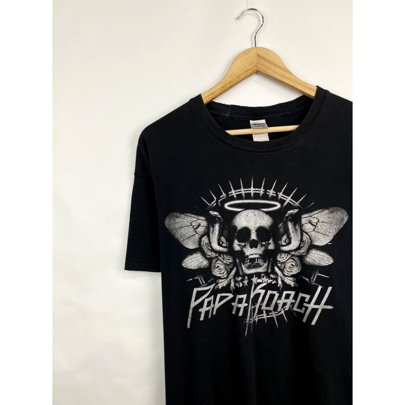 Gildan VINTAGE Papa Roach T-Shirt XL Black Retro 2000 Y2K Mens Shirt XL Black Size US XL / EU 56 / 4 - 3 Thumbnail