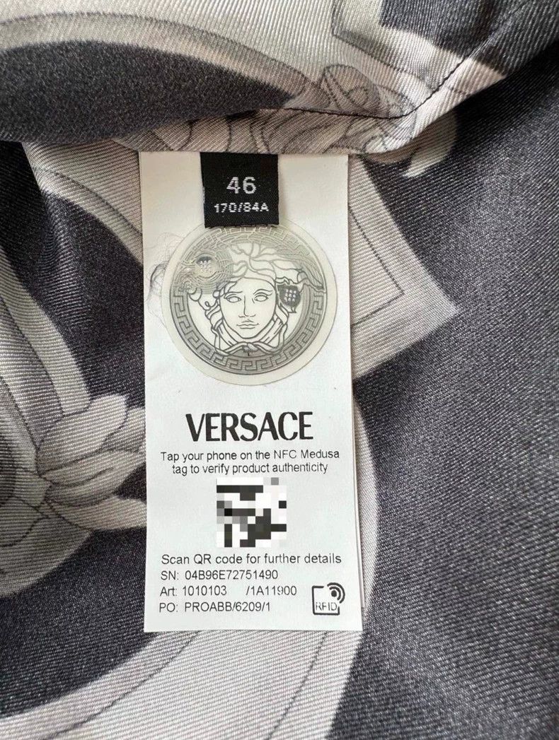 Versace Versace Silk shirt Size US M / EU 48-50 / 2 - 4 Thumbnail