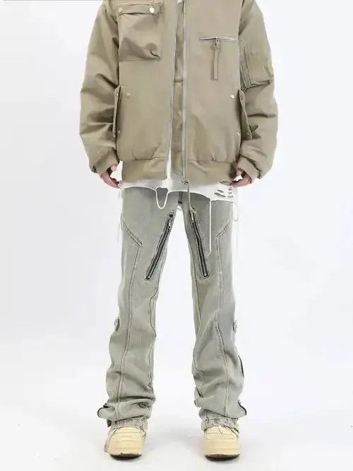 Japanese Brand × Vintage Punk style jeans in a casual cut Size US 32 / EU 48 - 2 Thumbnail