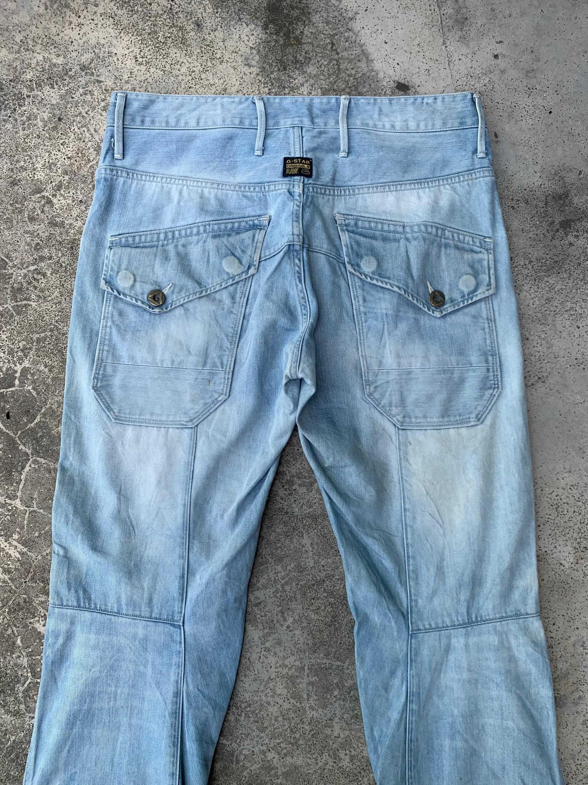 G-Star × If Six Was Nine × Le Grande Bleu (L.G.B.) Vintage G Star Raw Denim Multi Pocket Jeans Size US 30 / EU 46 - 4 Thumbnail