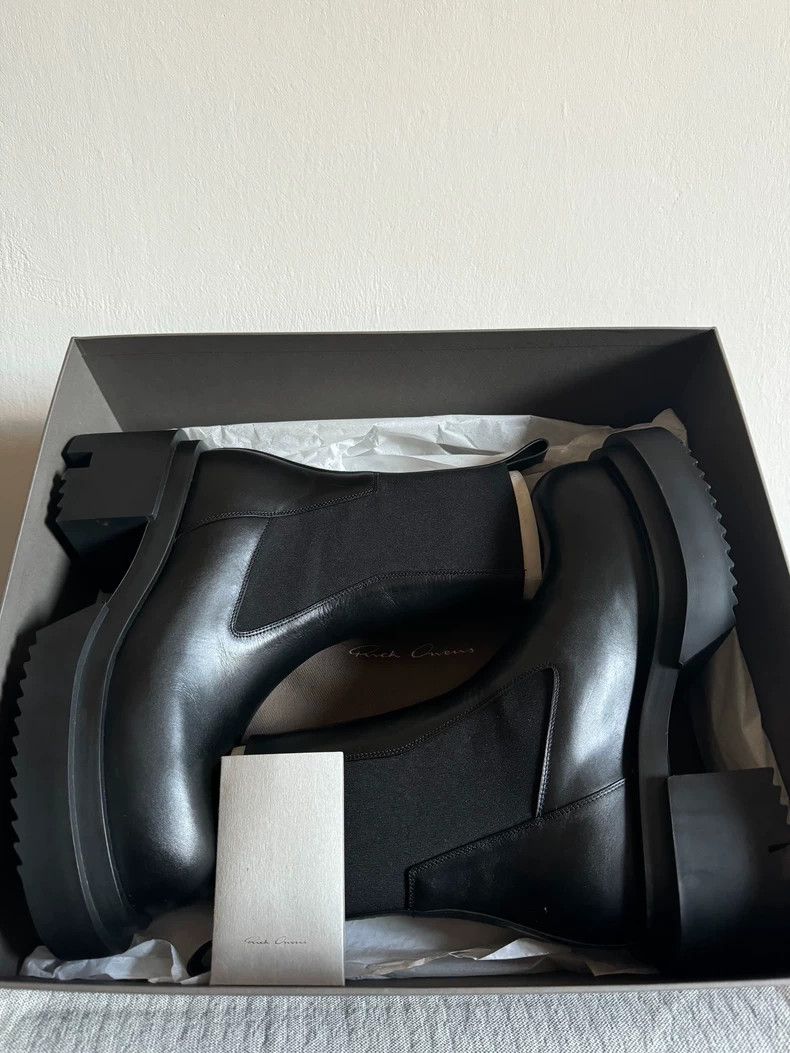 Rick Owens Rick Owens 24fw Beatle Bogun Leather Boot 2501-Nextarrow Size US 8 / EU 41 - 3 Thumbnail