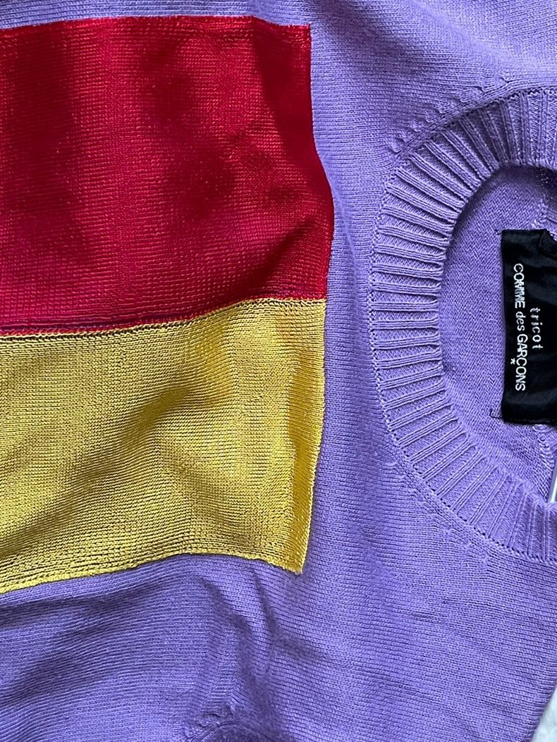 Comme des Garcons Comme des Garcons Purple cotton short-sleeved round neck k Size S / US 4 / IT 40 - 7 Thumbnail
