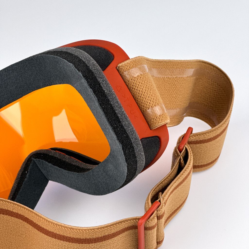 Chloe NEW Chloe CH0072S 003 Orange Multilayer Blue Zeiss Ski Mask Size ONE SIZE - 9 Thumbnail