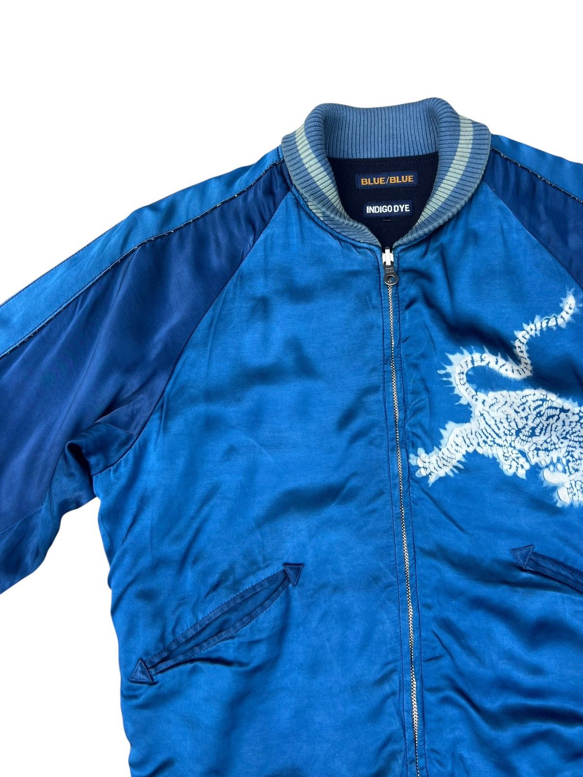 Blue Blue Japan Archive Blue Blue Japan Indigo Dye Souvenir Sukajan Jacket Size US S / EU 44-46 / 1 - 14 Thumbnail
