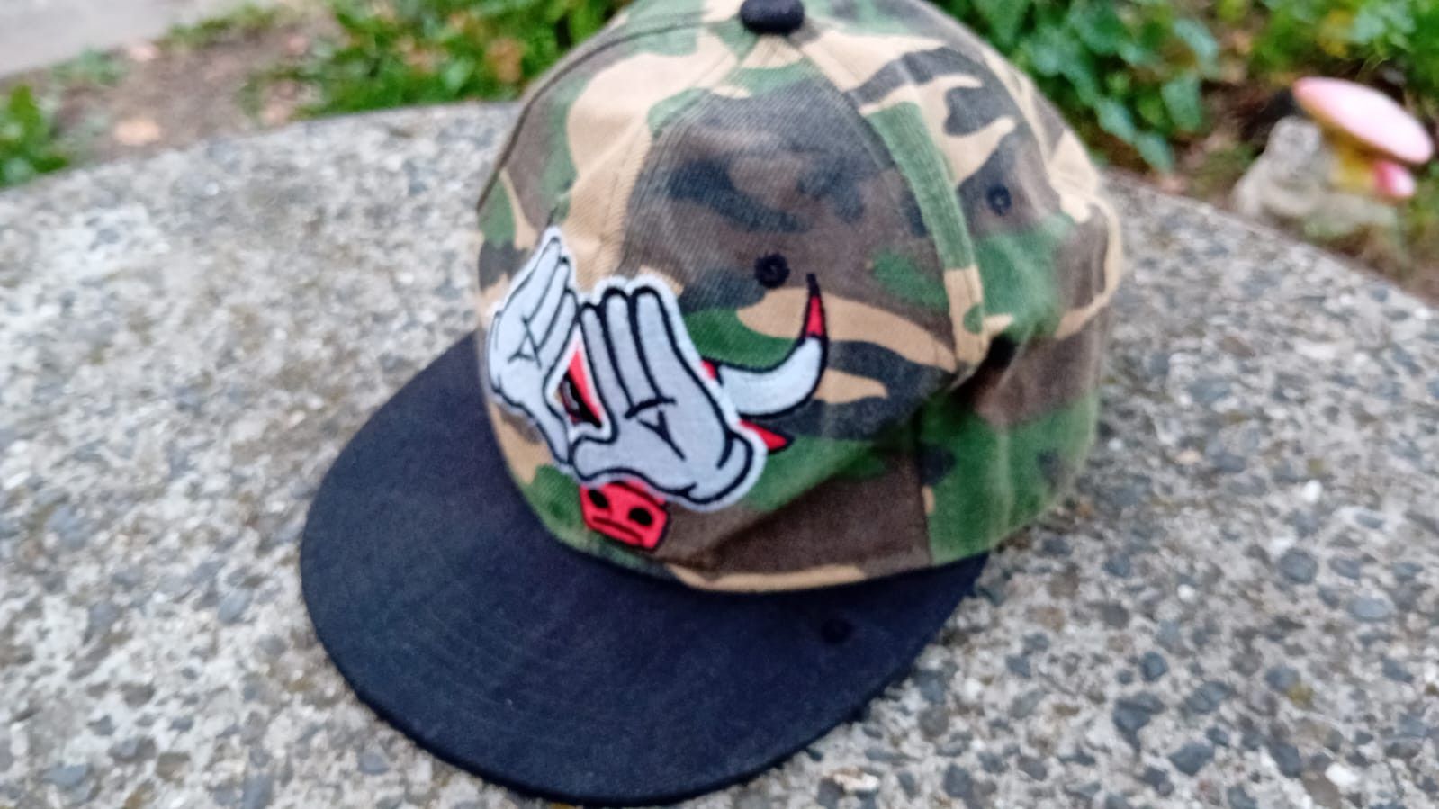 Other All Seeing Eye Bull Illuminati Camo snapback SWAG hat Size ONE SIZE - 5 Thumbnail