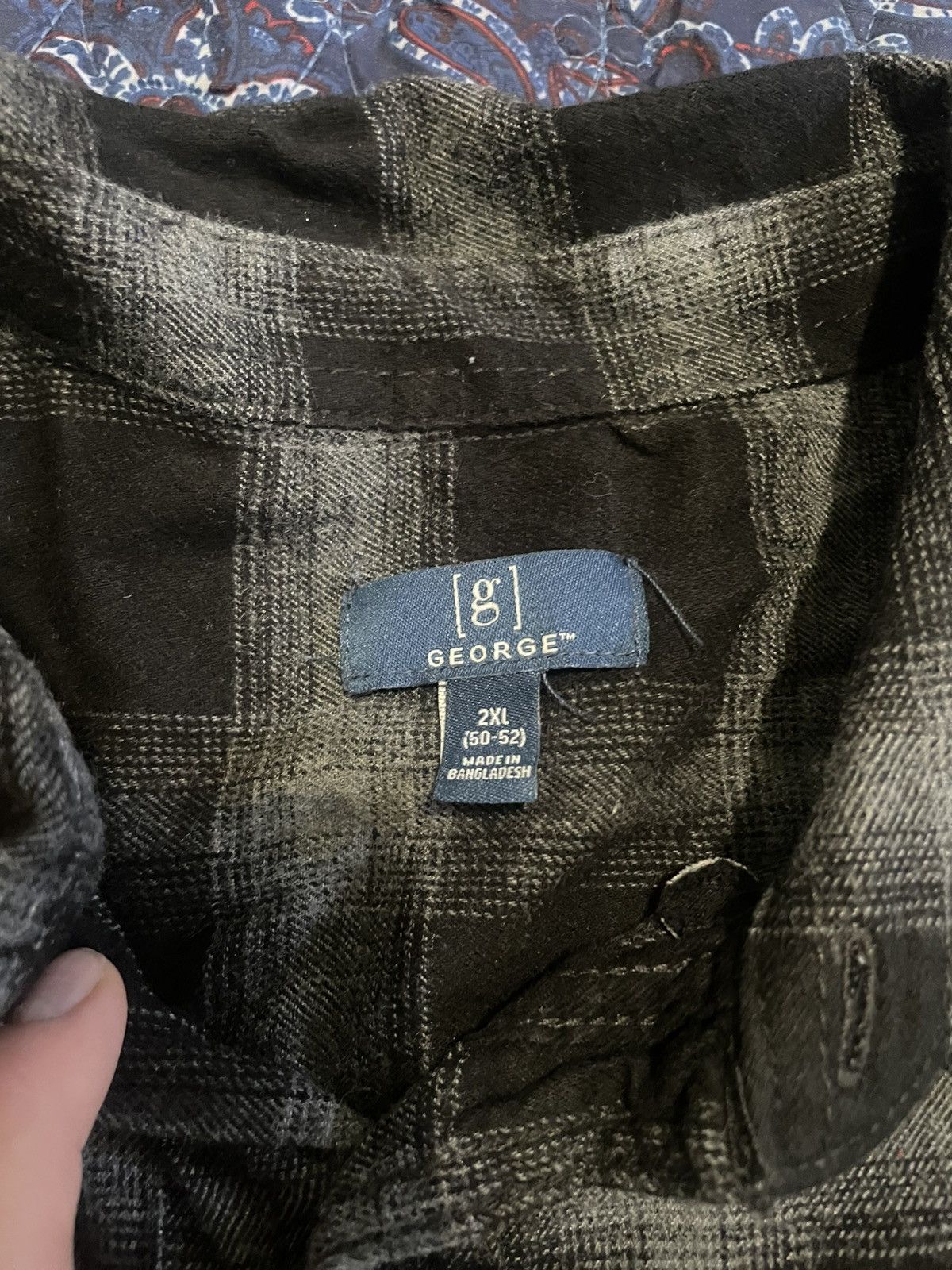 George George Button-Up Flannel Size US XXL / EU 58 / 5 - 2 Thumbnail