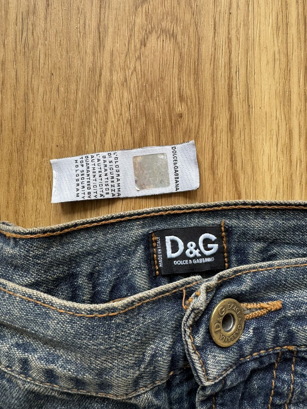 Dolce & Gabbana Dolce & Gabbana SS03 Camo Hybrid Denim Size US 30 / EU 46 - 4 Thumbnail