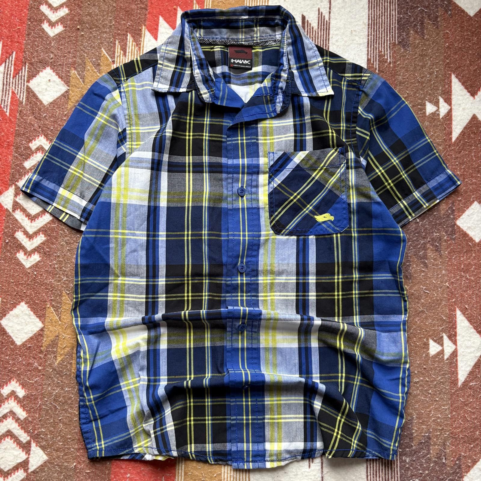Tony Hawk Vintage Y2K Plaid Tony Hawk Skater Grunge Button Up Shirt Size US S / EU 44-46 / 1 - 1 Thumbnail
