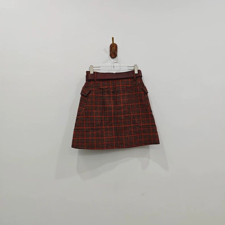 Prada Prada Show-style checkered skirt Size 26" / US 2 / IT 38 - 2 Thumbnail