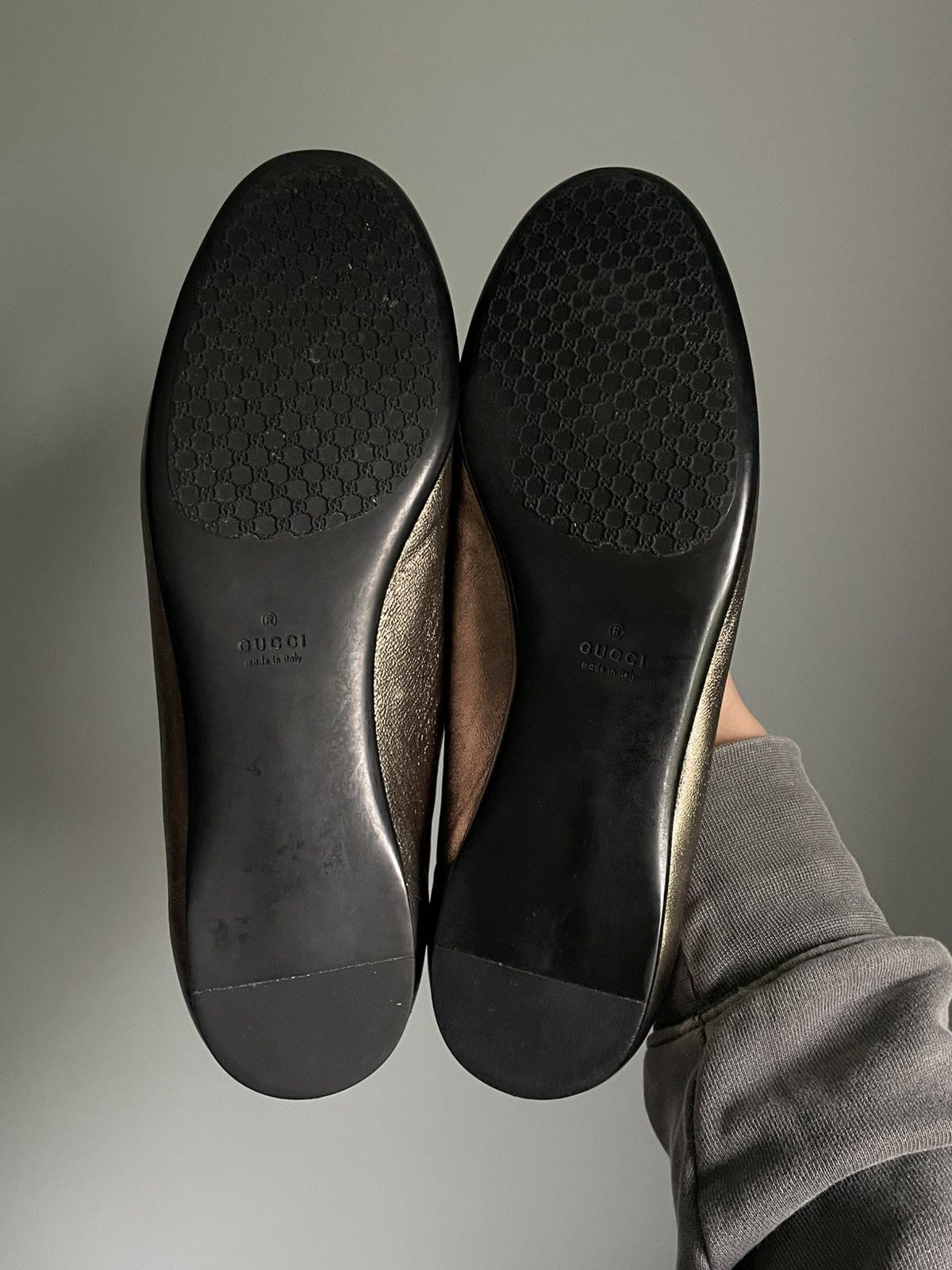 Gucci Vintage Gucci GG Logo Ballet Flats Size US 7.5 / IT 37.5 - 10 Thumbnail