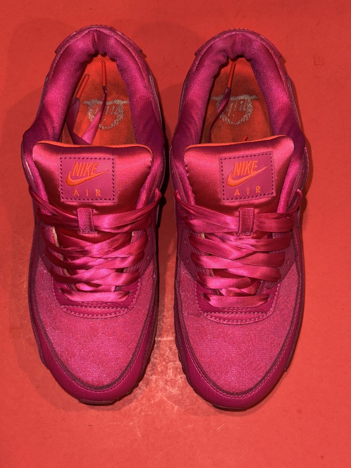 Nike Nike Air Max 90 'Valentine's Day' Pink Prime DQ7783-600 WMN Size US 9.5 / IT 39.5 - 1 Thumbnail