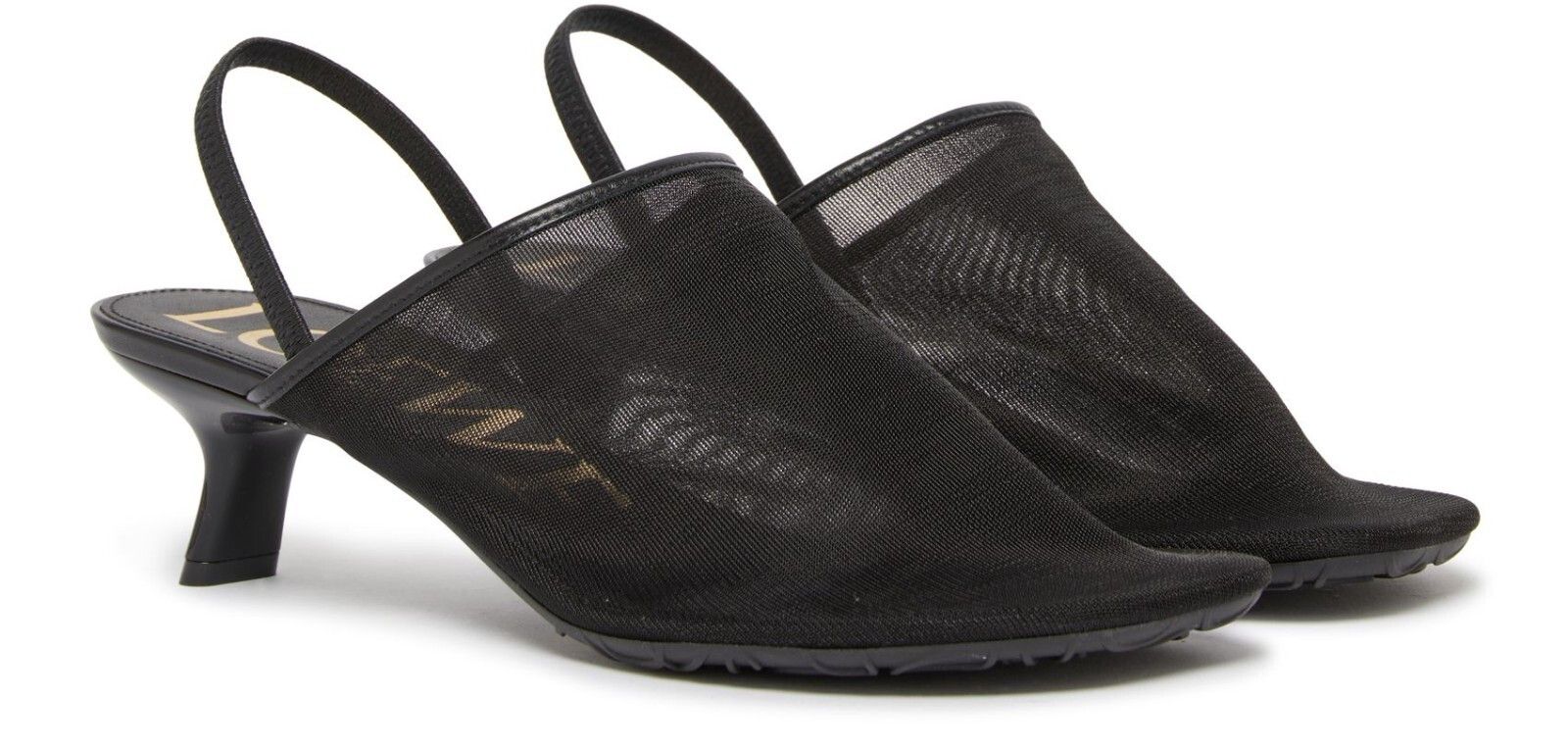 Loewe LOEWE Petal Black 45mm Mules New & Authentic Size US 6 / IT 36 - 2 Thumbnail