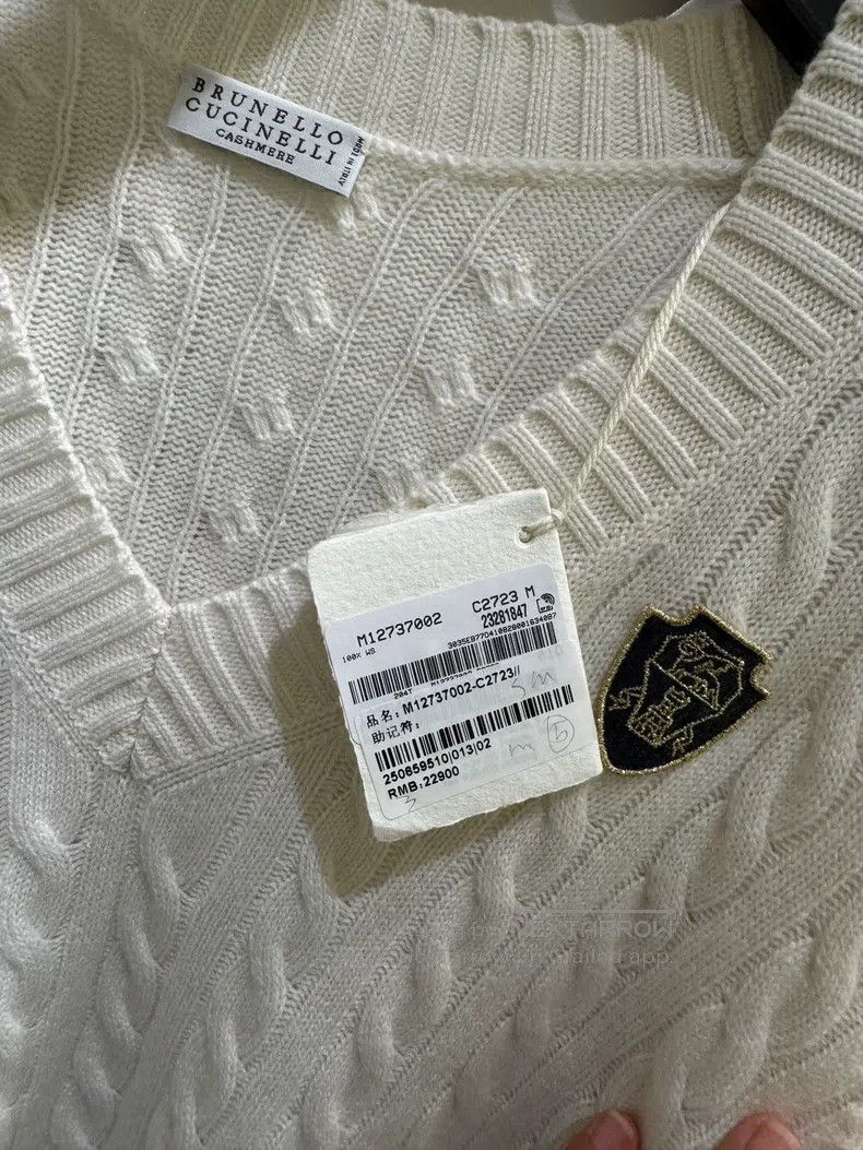 Brunello Cucinelli Brunello Cucinelli Cashmere sweater Size M / US 6-8 / IT 42-44 - 2 Thumbnail