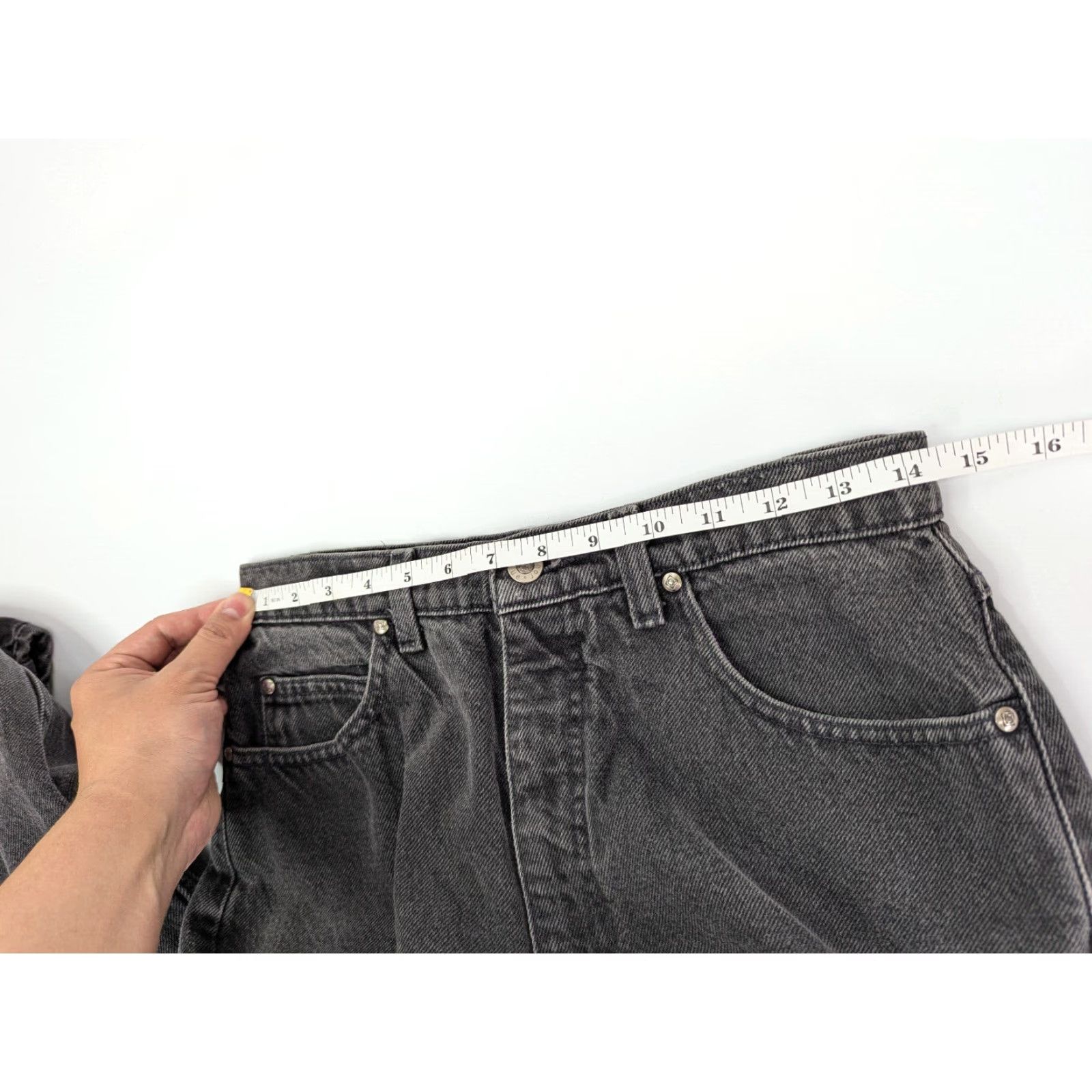 Anchor Blue VINTAGE Anchor Blue Jeans Relaxed Women's 28x30 Black Denim 30 Inseam Y2k Style Size 28" / US 6 / IT 42 - 7 Thumbnail