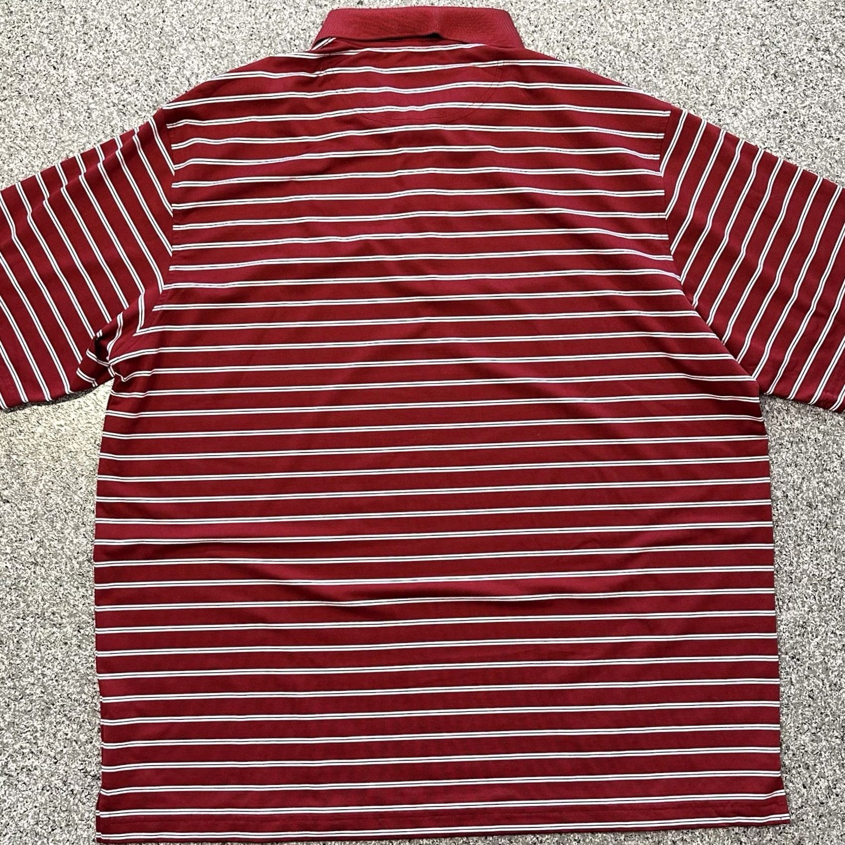Vintage Walter Hagen Polo Shirt Mens 2XL Red Striped Hydro-Dri Golf Polo XXL Mens Size US XXL / EU 58 / 5 - 7 Thumbnail