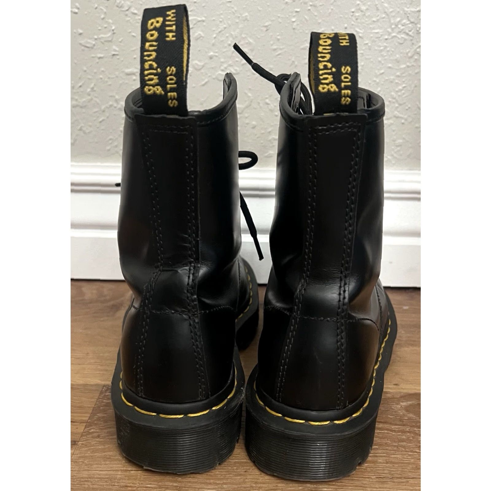 Dr. Martens Dr. Martens 1460 Boot Black 1460 90s Punk Clubwear UK 4 / US 5M EU 37 Women Boots Lace Up Ankle Leather Slip Resistant Flat Heel Vintage No Size US 6 / IT 36 - 5 Thumbnail