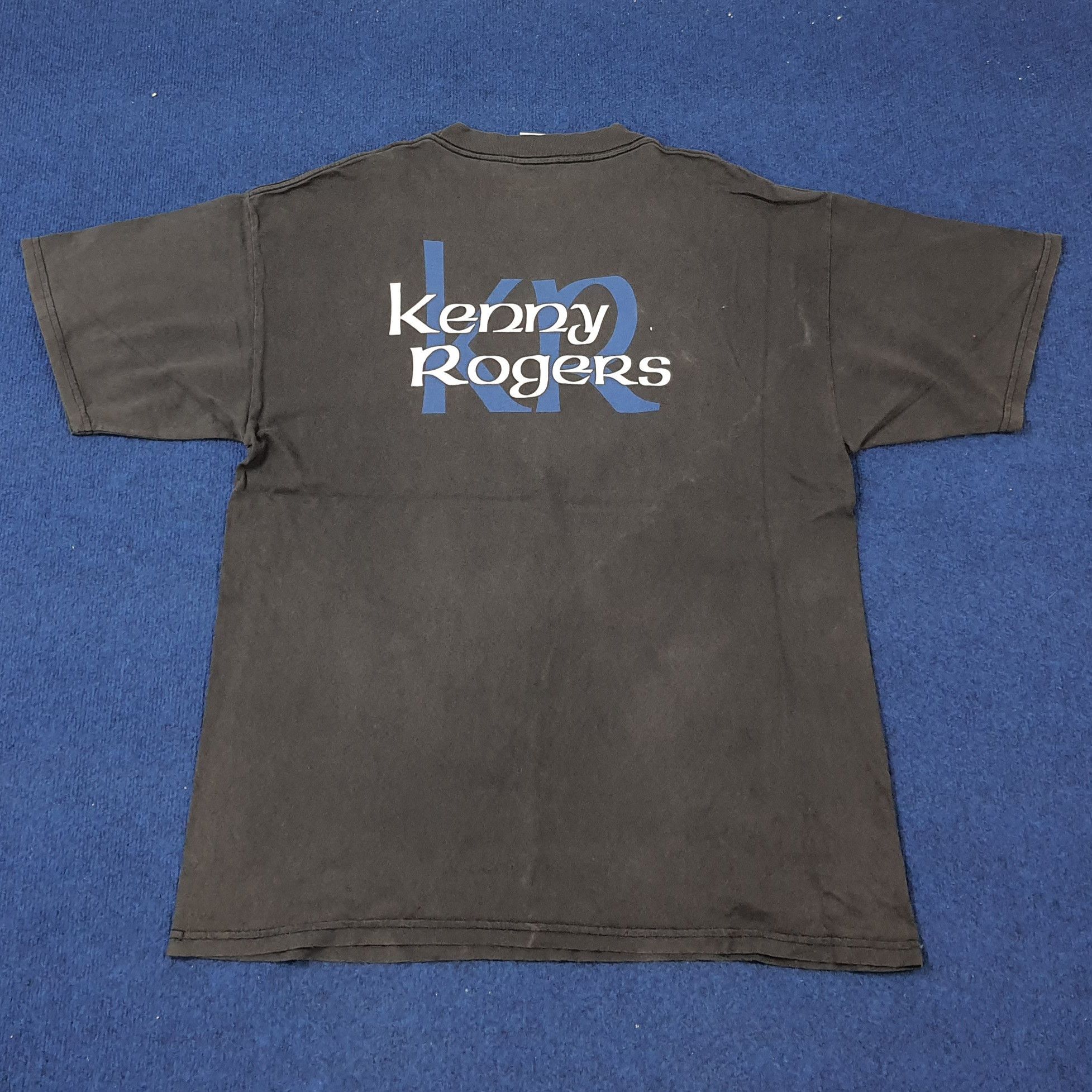 Vintage Vintage Kenny Rogers American Singer Tshirt Size US XL / EU 56 / 4 - 3 Thumbnail