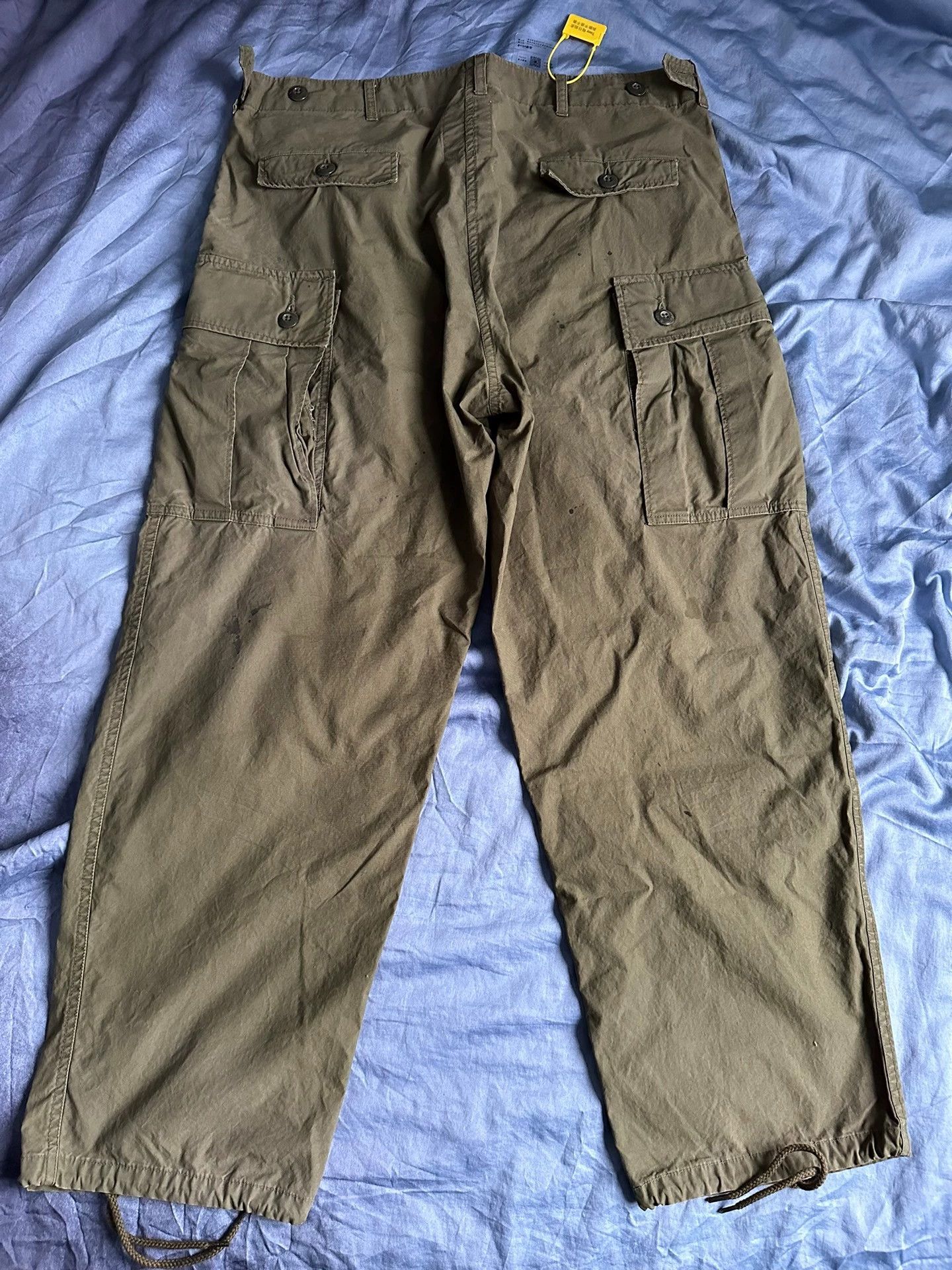 Other BOW WOW 24SS JUNGLE FATIGUE CARGO PANTS WASH RETRO SPLAT L Size US 34 / EU 50 - 2 Thumbnail