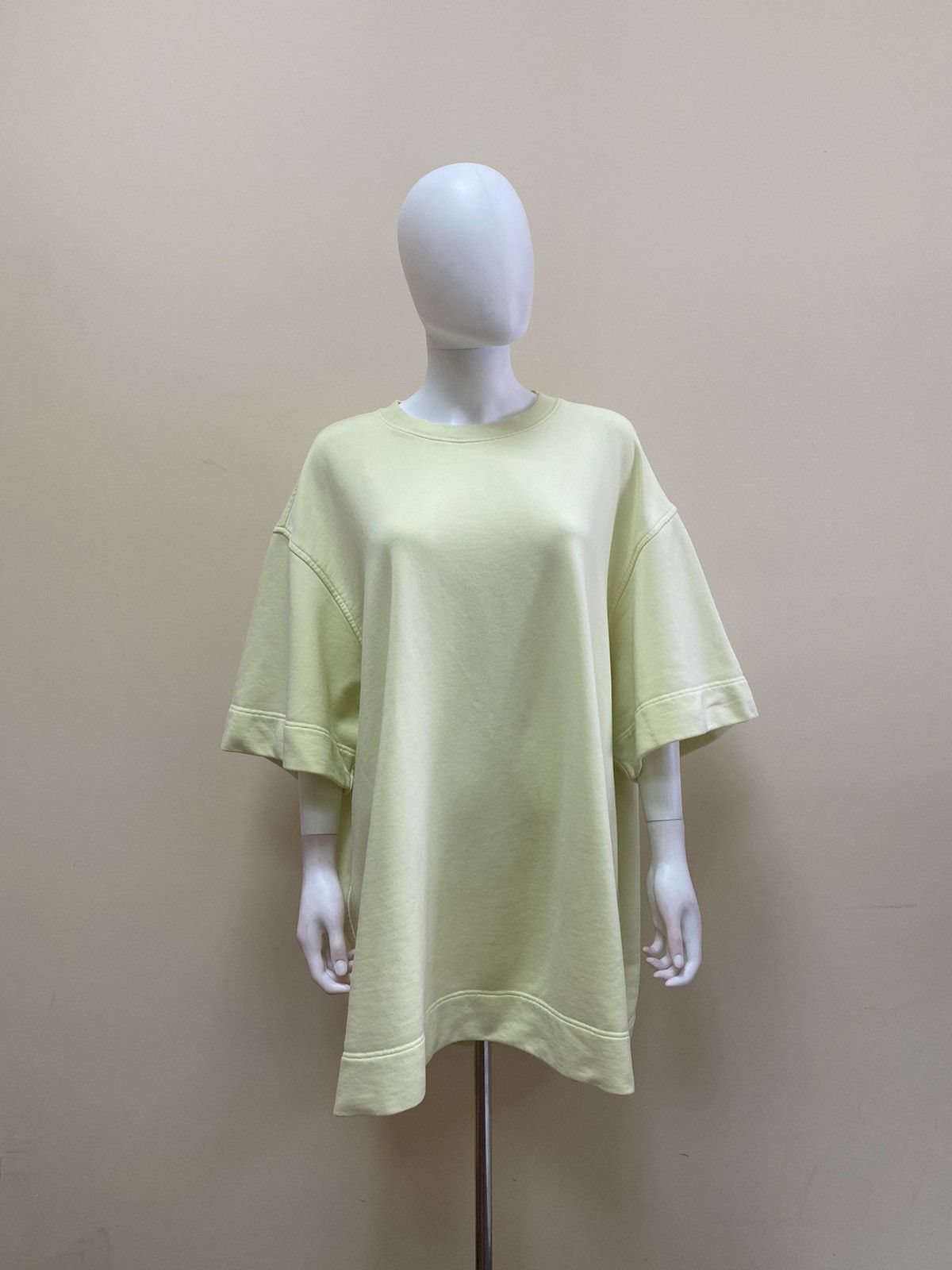 Dries Van Noten Dries Van Noten Womens Yellow Oversized Sweatshirt Size M Size M / US 6-8 / IT 42-44 - 1 Thumbnail