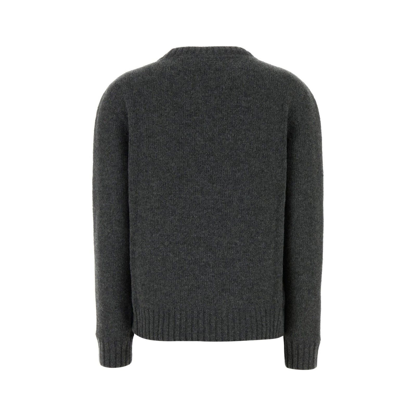 Prada PRADA Dark Gray Wool Blend Sweater New & Authentic (Women's Size XL / US 12-14 / IT 48-50 - 2 Thumbnail
