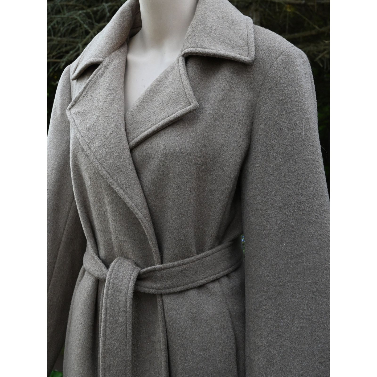 Calvin Klein Calvin Klein Full Length Double Breasted Lined Wool Coat, 12 Size XL / US 12-14 / IT 48-50 - 9 Thumbnail