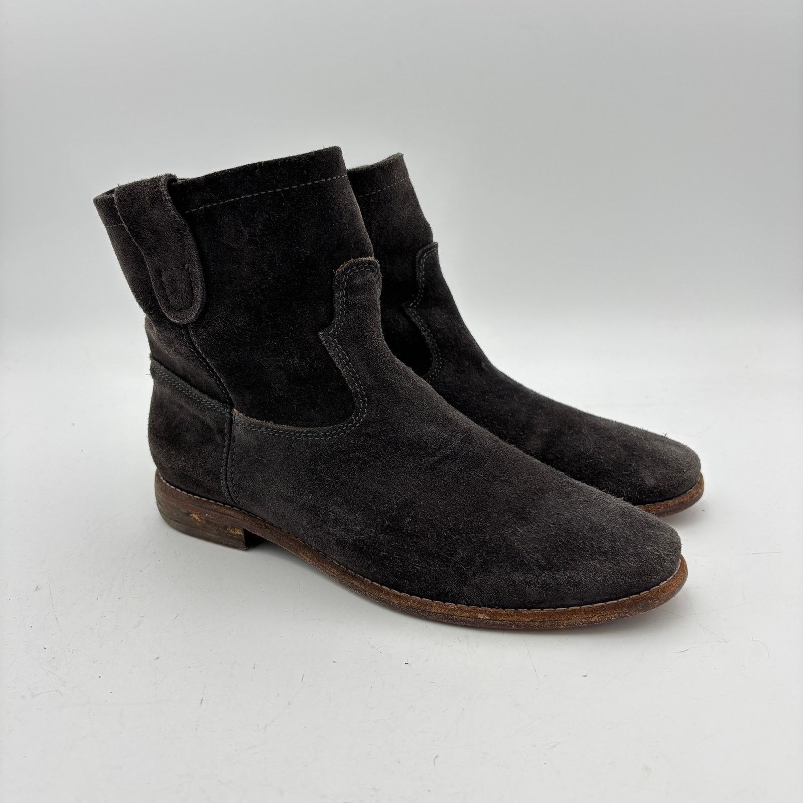 H&M × Isabel Marant Isabel Marant X H&M Suede Booties Rancher Roper 41 US 11 Size US 11 / IT 41 - 1 Thumbnail