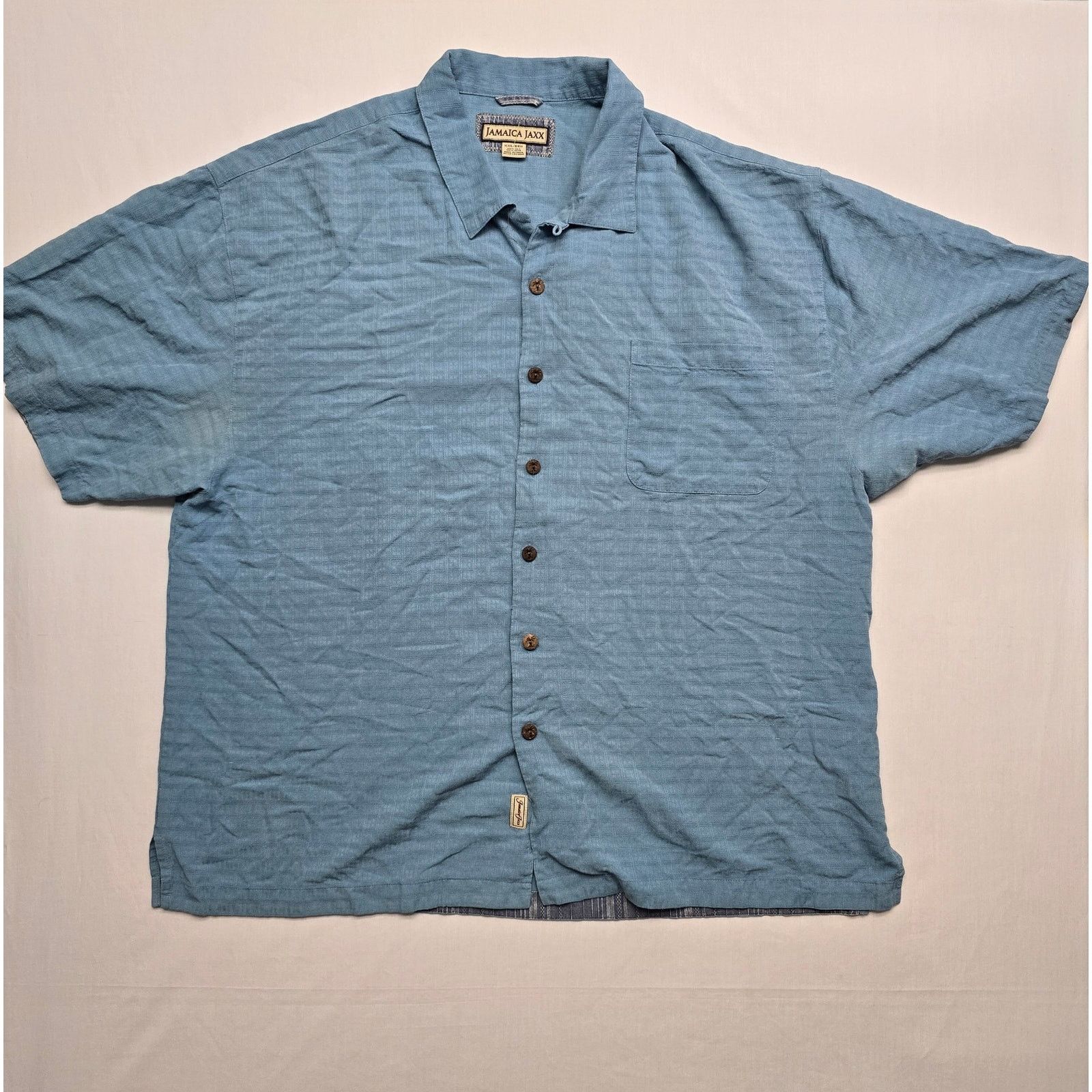 Other Jamaica Jaxx Button Up 2XL Blue Island Hawaiian Camp Shirt Size US XXL / EU 58 / 5 - 1 Thumbnail